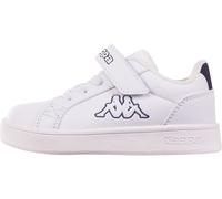 Kappa Garçon Unisex Kinder Code de Style : Kelford M Unisexe Kids Basket, Blanc/Bleu Marine, 20 EU