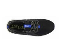 Kappa Baskets San Puerto Sportswear pour Enfant, Noires, Taille 38