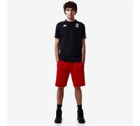 Kappa - Bermuda Homme Regular Fit en Jersey avec élastique et Cordon de Serrage, Poches latérales, Logo Omini et personnalisations US Ski and Snowboard Brodé, Couleur Rouge Bleu DK Marine, Taille XL