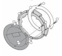 KAPPA BF05K Bride Spécifique Pour L’Utilisation De Sacs De Réservoir Tanklock