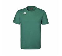 Kappa BRIZZO T-shirt enfant slim vert - 100% coton, manches courtes, col rond, logo Omini 6 ans