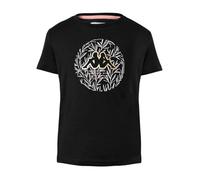 Kappa BTS Bessya T-Shirt, Negro/Rosa, 8 Ans Mixte Enfant