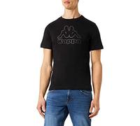 Kappa Camiseta Cremy Tee T-shirt, Noir, 10 Ans EU