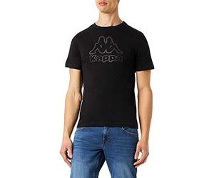 Kappa Camiseta Cremy Tee T-shirt, Noir, 10 Ans EU
