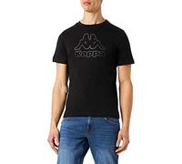 Kappa Camiseta Cremy Tee T-shirt, Noir, 3XL EU