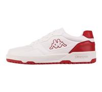 Kappa Code de Style : 243323mf Broome Low MF, Baskets Unisexes, Blanc/Rouge, 40 EU