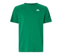 Kappa Coen Slim 222 Banda Tee T-shirt technique confortable et stylé, couleur vert et blanc, taille XS
