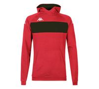 Kappa DACCIO Sweatshirt pour Homme Noir/Rouge Taille L, Noir/Rouge, L
