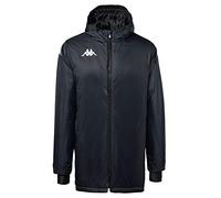 Kappa Diolo Veste unisexe pour adulte, Noir, XL