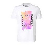 Kappa Emiro Tbar T-Shirt Homme, Blanc, S