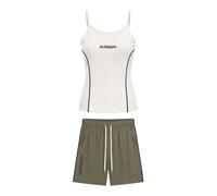 Kappa - Ensemble Débardeur + Short - Femme - Sport - Beige - Taille: 40 FR