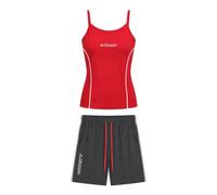 Kappa - Ensemble Débardeur + Short - Femme - Sport - Rouge - Taille: 44 FR