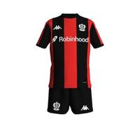 Kappa Ensemble Enfant Mini kit Domicile Kombat OGC Nice, Football Noir et Rouge (FR/ES, Âge, 5 Ans, Taille Normale)