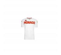 Kappa EROI AS MONACO T-shirt Mixte enfant, Blanc (Blanc/Rouge), 10Y