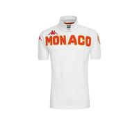 Kappa EROI AS MONACO T-shirt Mixte enfant Blanc/Rouge