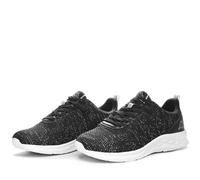 Kappa Femme Logo Rostiew Chaussure de Course, Noir/Gris Silver, 36 EU