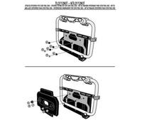 KAPPA FIXATION DE BOÎTE À OUTILS KS250 SUR SUPPORTS KL3105