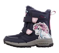 Kappa Flake II TEX K Girls Botte de Neige, Navy Pink, 27 EU