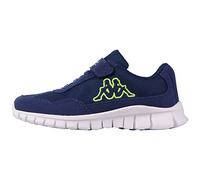 Kappa Follow K, Chaussure de Course Mixte Enfant , Blue Lime, 26EU