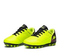 Kappa Garçon Kombat Player FG Kid, Neon Yellow Black, 35 EU