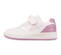 Kappa Garçon Unisex Kinder Code de Style : Broome Low MF K Unisexe Kids Basket, White Black, 27 EU