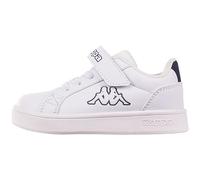 Kappa Garçon Unisex Kinder Code de Style : Kelford M Unisexe Kids Basket, Blanc/Bleu Marine, 22 EU