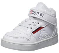 Kappa Garçon Unisex Kinder Manganèse II Ice M Basket, Blanc/Rouge, 24 EU