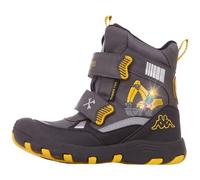 Kappa Garçon Unisex Kinder Road Tex Kids Bottes & Bottines Classiques, Gris (Grey/Yellow 1640), 31 EU