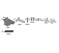 KAPPA GARNISSE ARRIÈRE AVEC PROTECTION DE CHAÎNE HONDA NX 500 '24-,