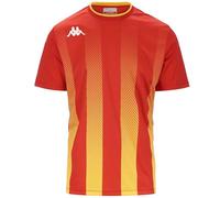 Kappa Homme Bugo T-Shirt, Rouge Jaune, 3XL EU