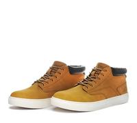 Kappa Homme Logo FINEGAN Sneaker, Yellow Tan-Brown DK, 40 EU