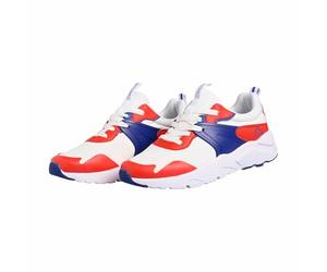 Kappa Homme Montero Jr Lace Chaussures de Sport, Blanc-Bleu, Taille Unique