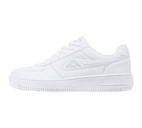 Kappa Homme Sneakers Basses, Simili cuir, Blanc L Gris 1014, 36 EU