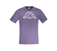 Kappa, Homme, Tops, Bleu, Taille: 2XL T-shirt en Coton Bleu à Col Rond