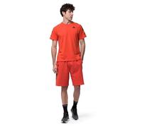 Kappa IRATEKO T-Shirt pour Homme en Coton Coupe régulière avec col Rond et Insert en Maille Style Sportif Orange Taille M