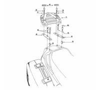 KAPPA K109 Attache Avec Plaque Monokey Pour For Honda ST 1100 Pan-European