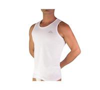 Kappa K1325 Débardeur à épaules larges en coton pour homme - Noir - Large