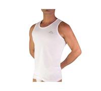 Kappa K1325 Débardeur à épaules larges en coton pour homme - Noir - XL