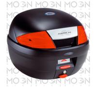Kappa K26N Top Case Monolock 26L Noir Moto Scooter Universel Platine Incluse