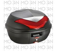 Kappa K355N Top Case Monolock 35L Noir Carbone Moto Scooter Platine Incluse