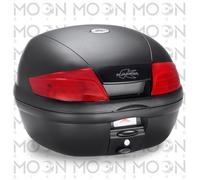 Kappa K35N2 Top Case Monolock 35 L Moto Scooter Noir Réflecteurs Rouges