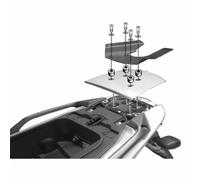 Kappamoto Support Top Case K682M avec plaque Monolock pour Gilera Nexus 125/250/300 (06-14) / 500 (05)