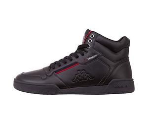 Kappa Kappa Mangan 242764-1120, Baskets Hautes Homme, Noir (Black 242764-1120), 43 EU