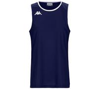 Kappa Kappa4basket Danco Blue Marine-White Ensemble de Basket-Ball Unisexe pour Adulte