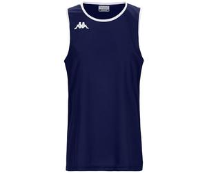 Kappa Kappa4basket Danco Blue Marine-White Ensemble de Basket-Ball Unisexe pour Adulte
