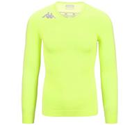 Kappa KAPPA4SKIN Kombat BONGV Base Layer, Yellow Fluo, M/L Mixte