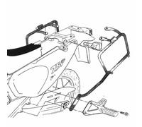 Kappa Moto Kl148 Side Cases Fitting Argenté