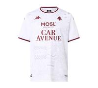 Kappa Maillot Extérieur FC Metz 2025/26 Blanc-Rouge Granata-Sponsor XXXXL