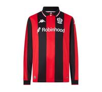 Kappa Kombat 2026 Home OGC Nice LS Act Jersey | Style Sportif | Disponible en Plusieurs Tailles/Couleurs | Rouge M