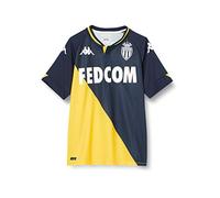 Kappa Kombat Away Monaco Maillot Mixte enfant Bleu Marine/Jaune, Taille 8Y